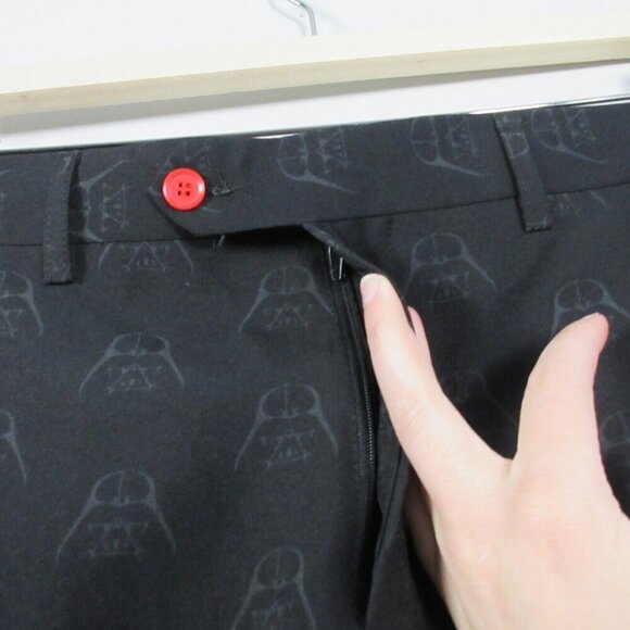 Opposuits Darth Vader Star Wars Pants Men’s 44 Black Slacks Halloween Party 350 - Picture 6 of 11